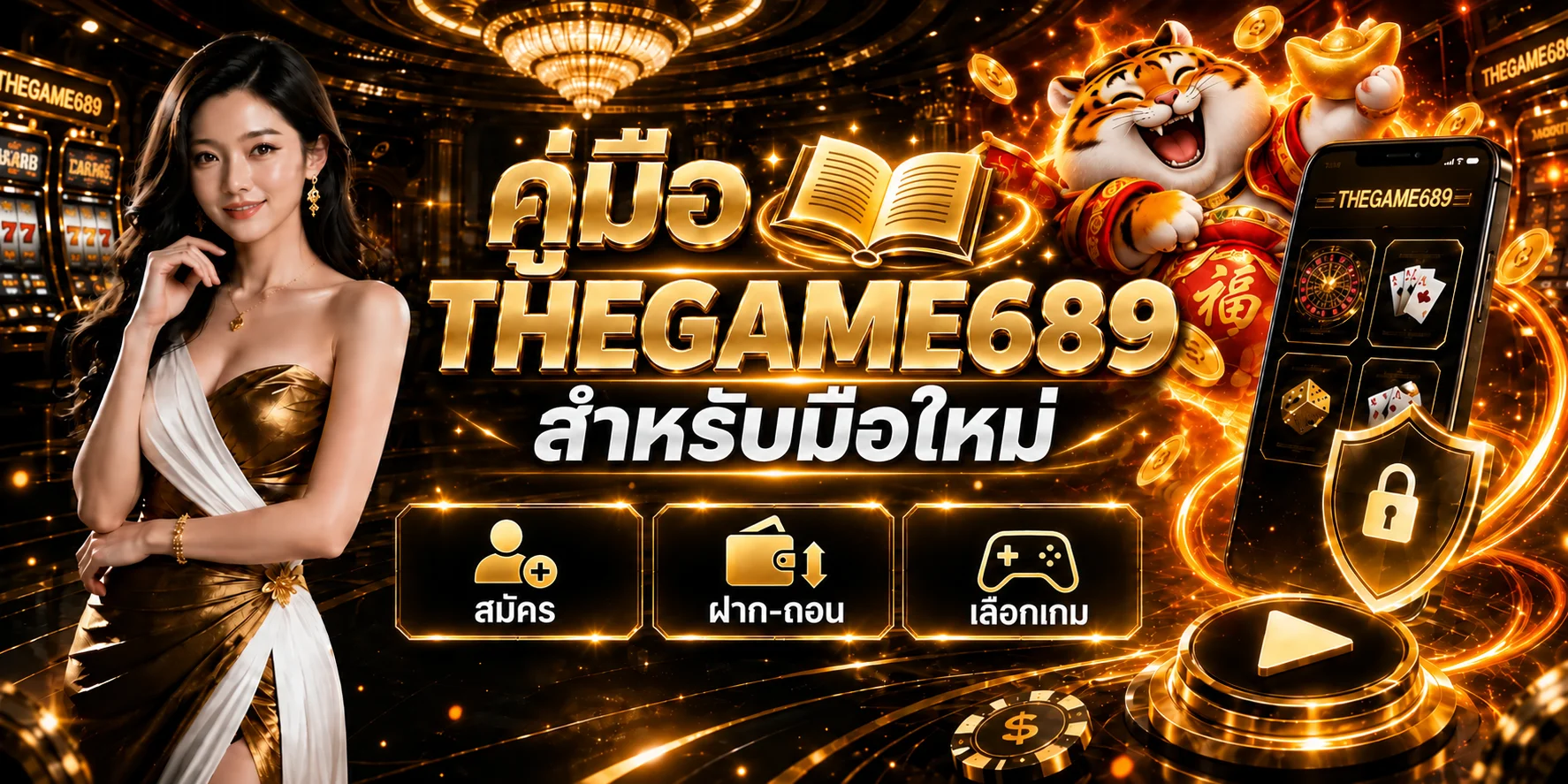 THEGAME689 คู่มือมือใหม่ สมัคร สล็อต และความปลอดภัย